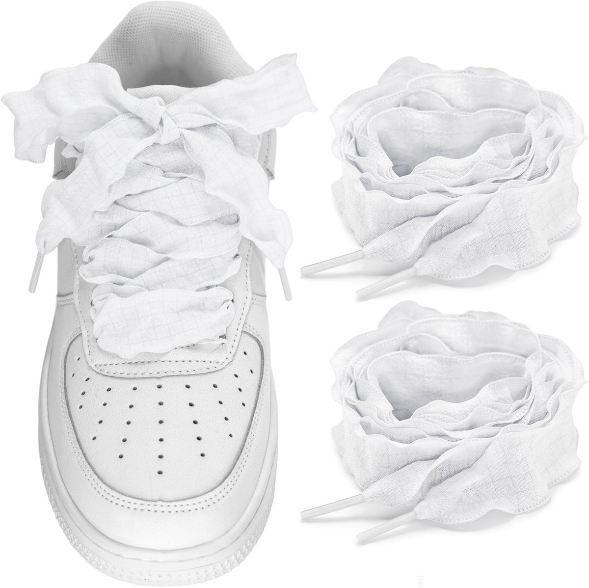 Solidchoice - Brede Satijnen Veters voor Sneakers en Schoenen