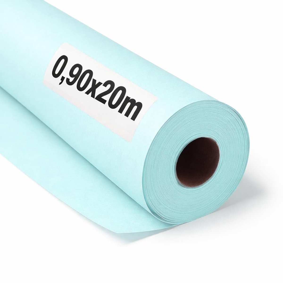 Solidchoice - Kraftpapier Pastelblauw 0,90 x 20 m - Set van 3 Rollen