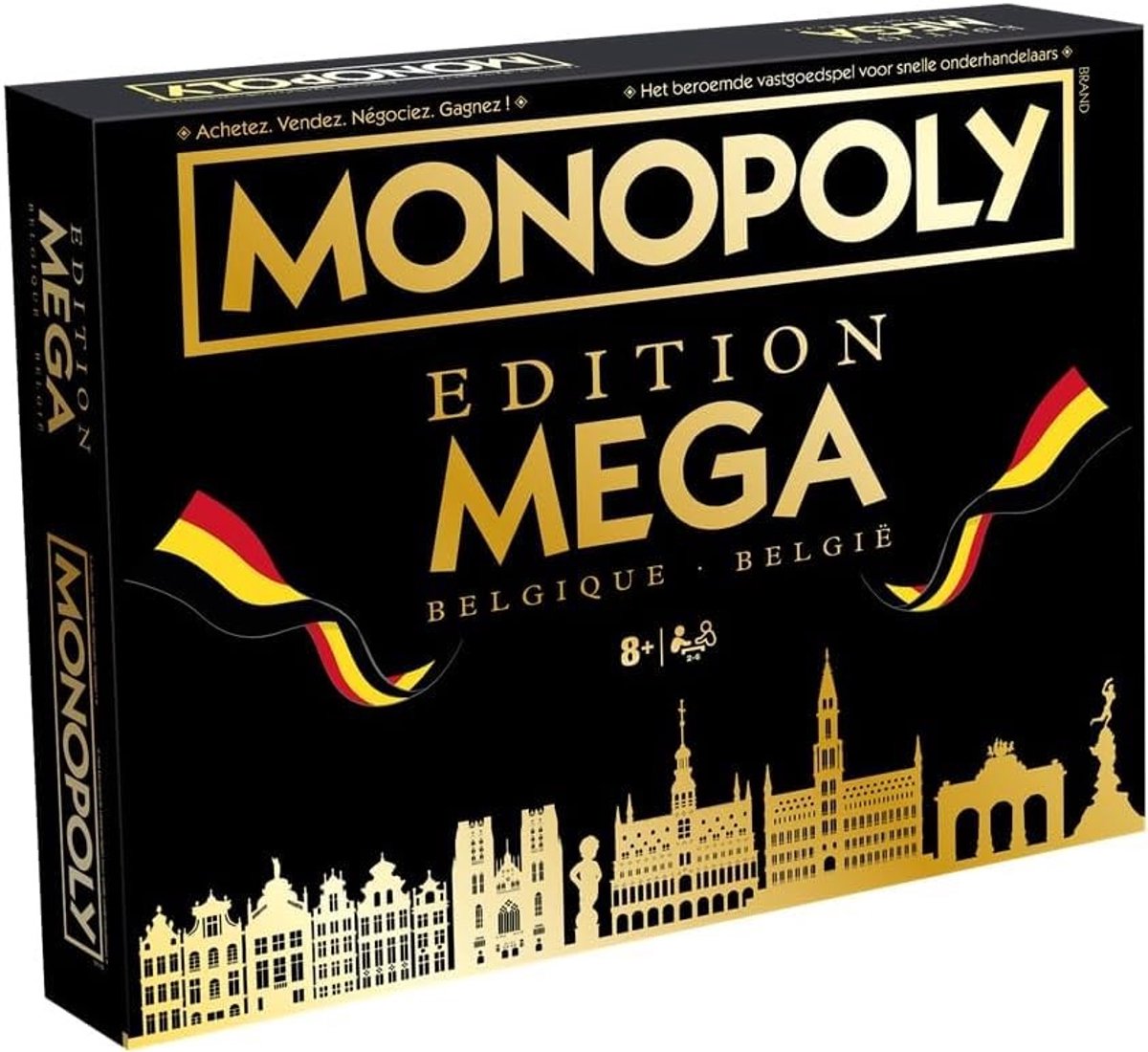 Solidchoice - Mega Monopoly België Bordspel