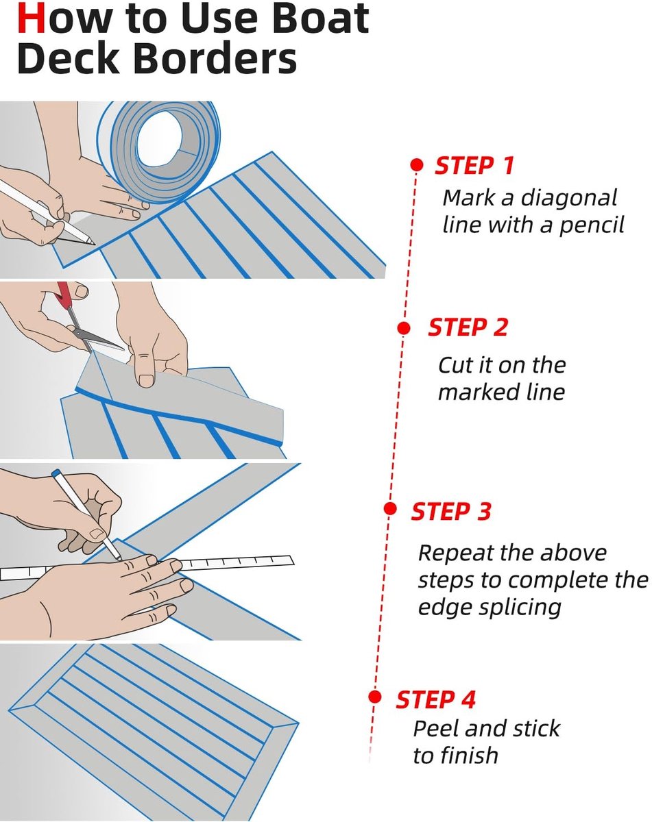 Solidchoice - Antislip EVA-schuim Vloermat voor Botendek