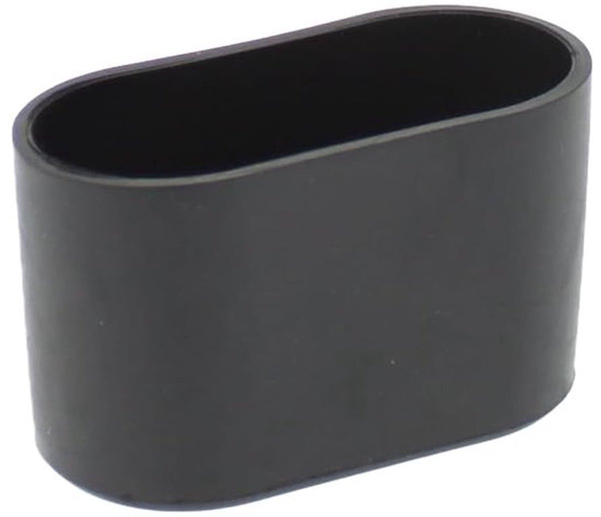 Rubber Voeten 16 Stuks - Platte Ovale Stoppers - Geschikt Voor Meubels - Tafel/Stoel Benen - 15mm x 30mm - Veiligheidswaarschuwing - Meubelvoetjes