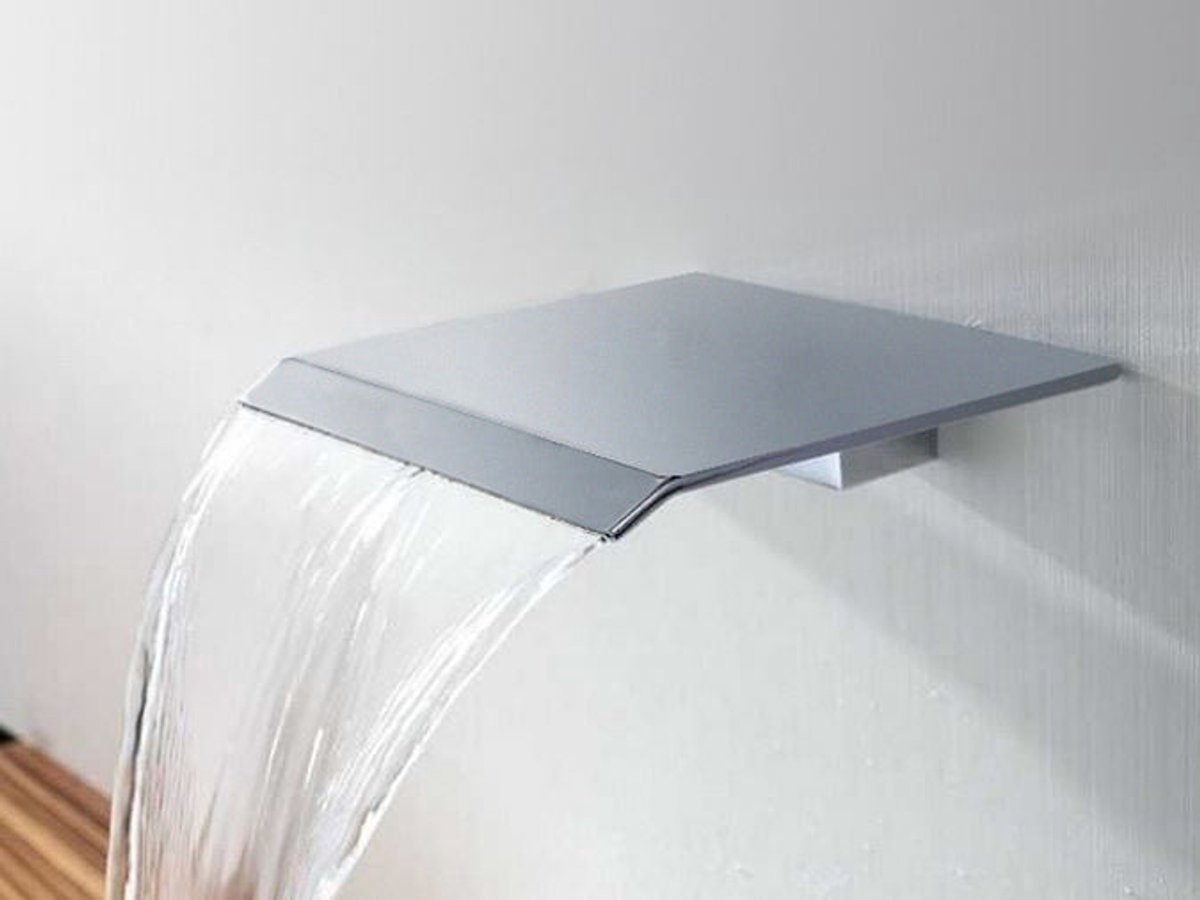Waterval baduitloop Sanitado Industry Dule in RVS