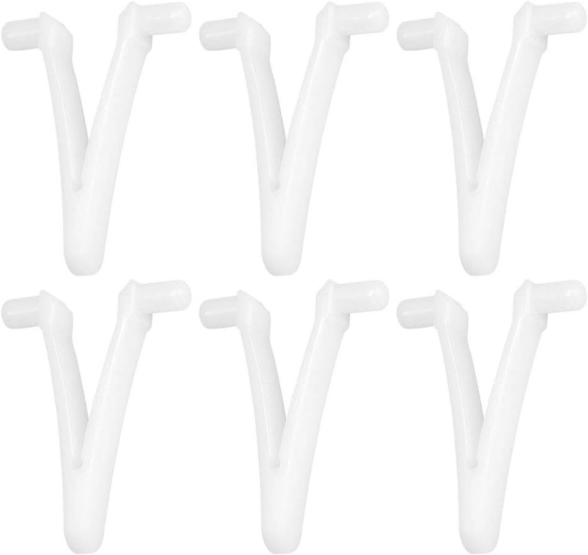 6PCS Pool Butterfly V Clip voor Bladeren Rake, Skimmer en Vacuümkop - Duurzaam en Efficiënt Accessoire voor Zwembaden