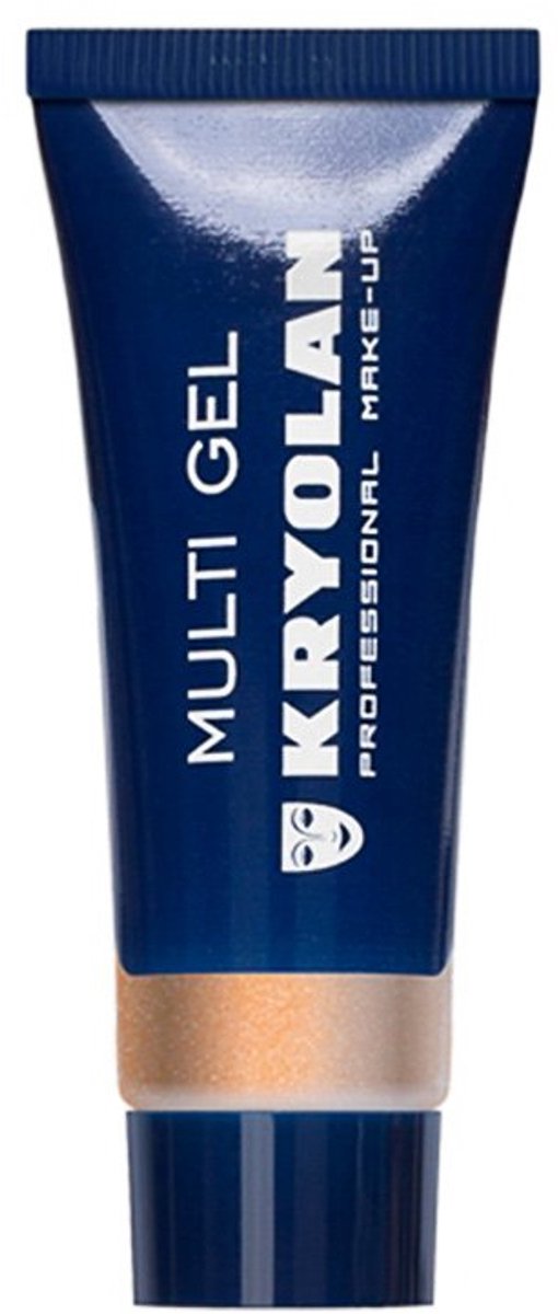 Kryolan Glittergel Oranje Fijn