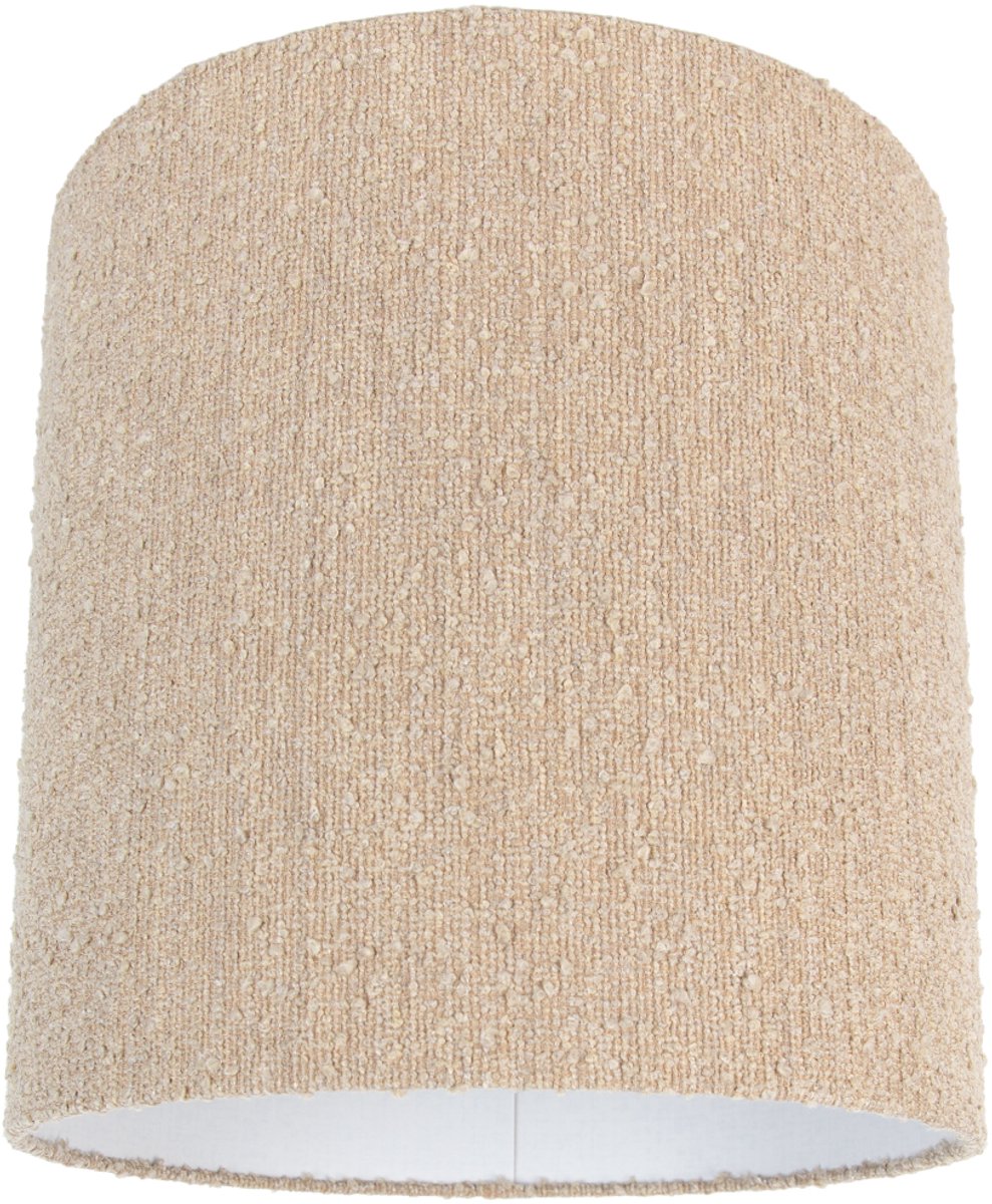 Qazqa moderne Lampenkap - Boucle - beige, supports-e27, diameter 40 centimeter