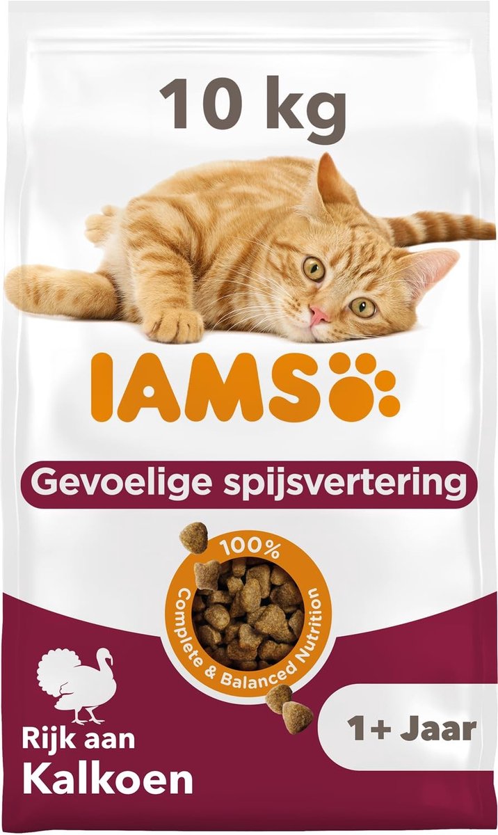 Solidchoice - Droogvoer voor Katten met Gevoelige Maag, Kalkoen, 10 kg