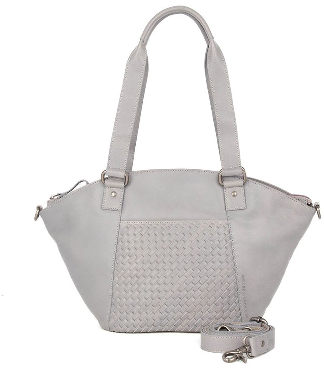 Leren Shopper - Patty - Grijs