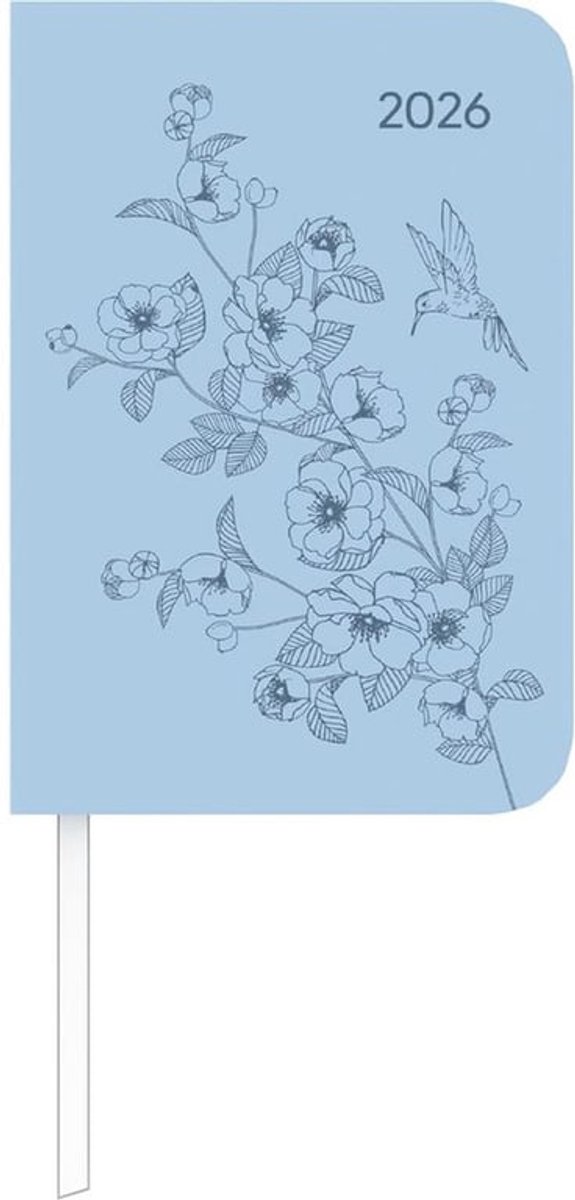 Compacte Weekplanner 2026 – Handzame Agenda 8×11,5 cm – Elegante Zakagenda met Weekplanning & Vier-talig Kalendarium – Handig in de handtas