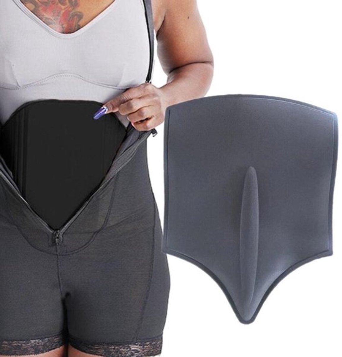 Lumbaalvormer en postoperatieve compressieplaat voor liposuctie en buikcorrectie, EVA-schuimplaat voor vrouwen met rugsteun en comfort