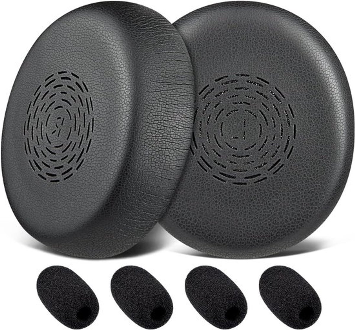 Vervangende oorkussens voor Jabra Engage 50 II en Engage 40 bedrade headsets, zachte eiwitleer en hoogwaardige traagschuim kussens voor optimaal comfort