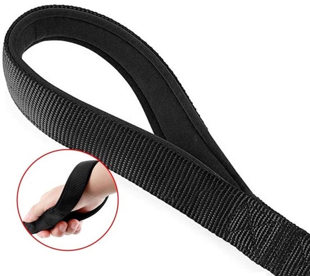 Korte Reflecterende Hondenriem - 30 cm voor Middelgrote tot Grote Honden