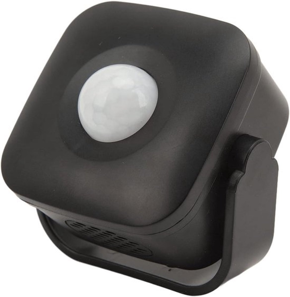 Bewegingssensor Deurbel - Alarmdetector - Draadloos - Infrarood - 38 Beltonen - 4 Volumes - 7 Talen - 2-5 M Inductieafstand - 100° Inductiehoek - Zwart - Geschikt voor Winkel - Draagbare Deurbel met Bewegingssensor