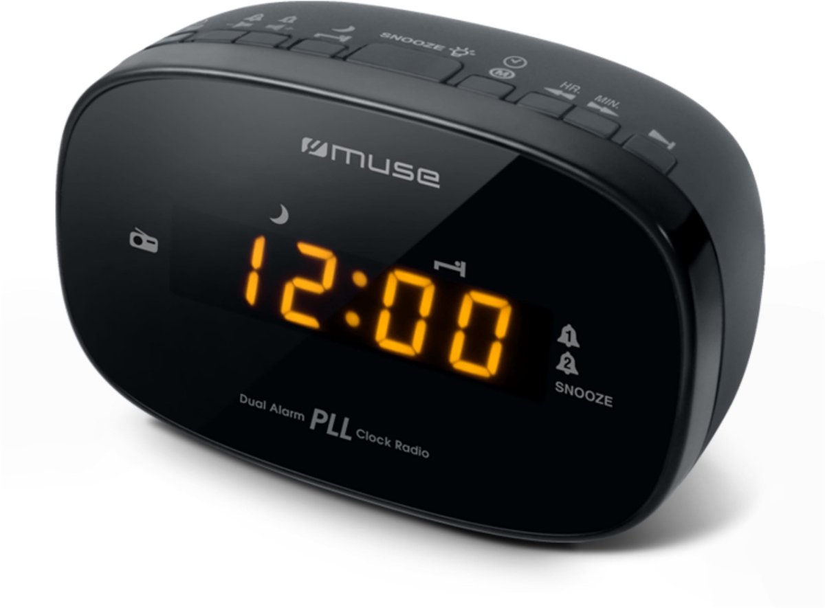 Solidchoice - Digitale Alarmklok met FM Radio en LED Display