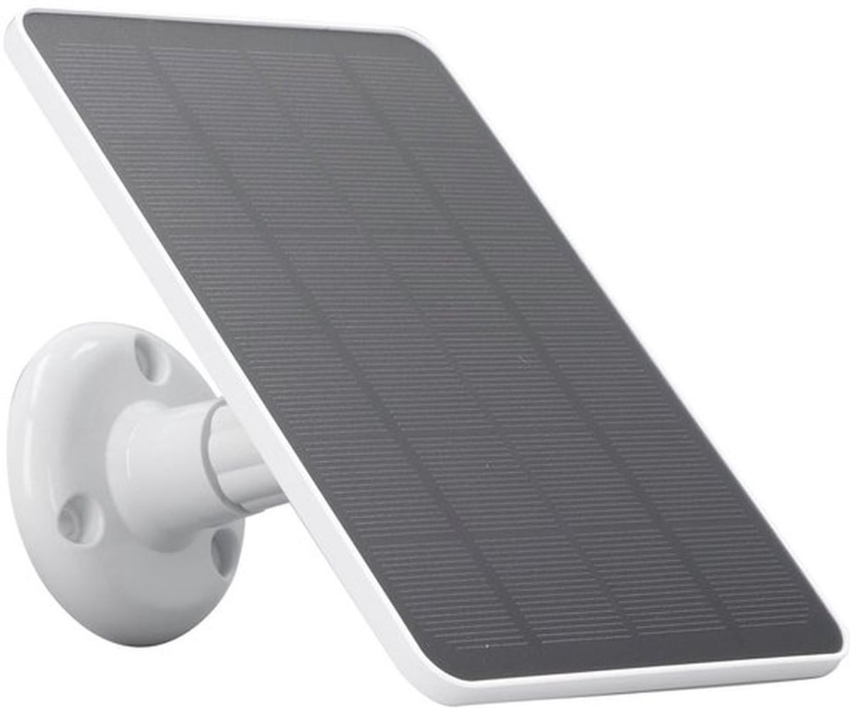 Zonnepaneeloplader - 10W - Waterdicht en duurzaam - Wit - Draagbare oplader - Ideaal voor buitengebruik - Geschikt voor camera's - 360 gr...
