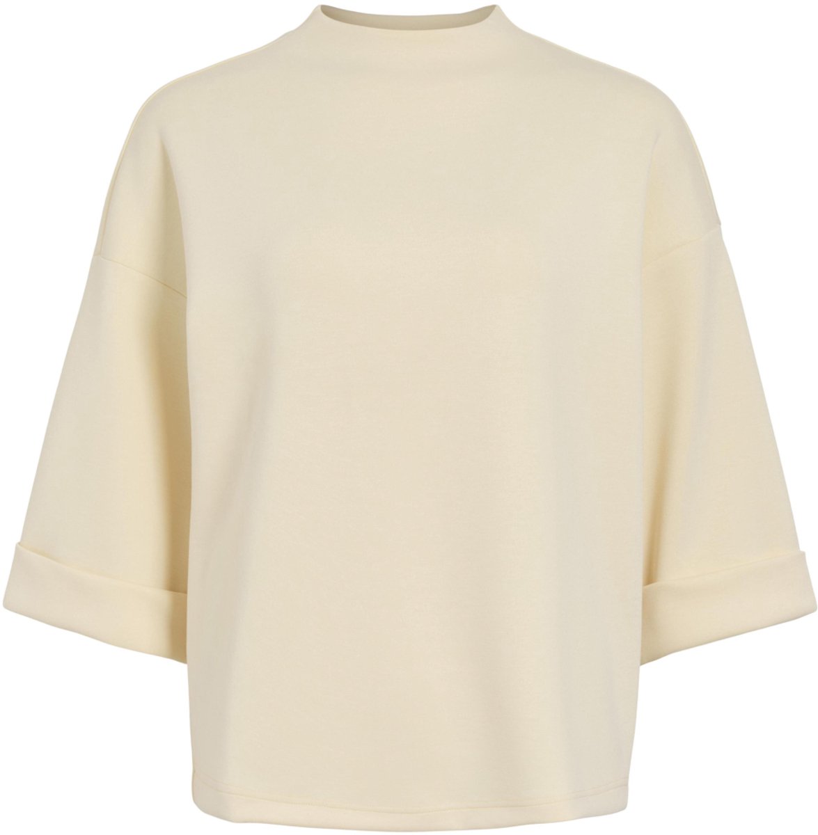 Vila Trui Visiffi Funnelneck 3/4 Sweat Top/pb 14117356 Birch Dames Maat - XL