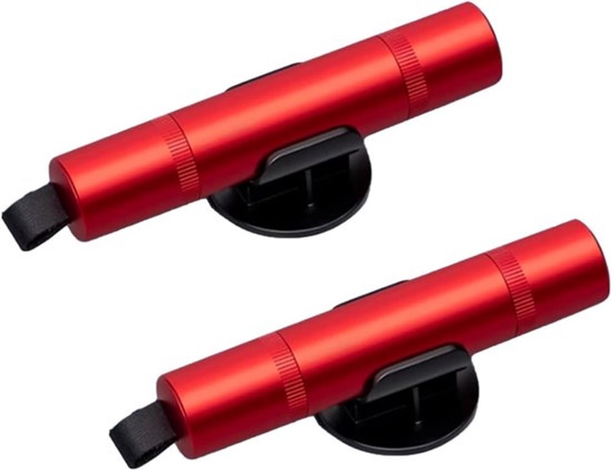 SnelShoppen - 2 Pcs Auto Veiligheidshamers, Multifunctionele Riemsnijder, 2-in-1 Noodhamer, Glazenbreker, Compact en Lichtgewicht, Voor Auto en Bus