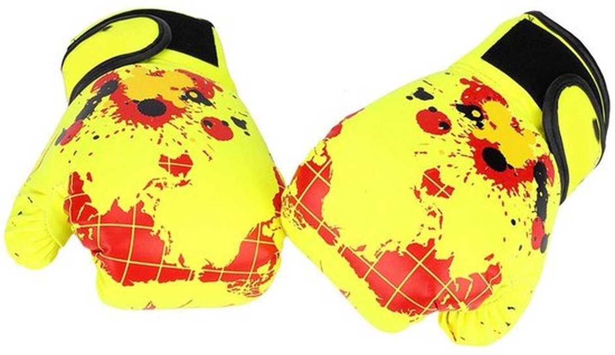 Bokshandschoenen Hoogwaardige Kwaliteit - Vechthandschoenen - Klittenbandsluiting - PU-leer - Voor Kinderen 2-11 Jaar - Duurzaam Ontwerp