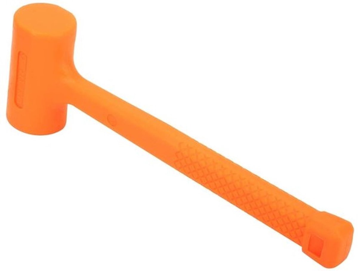 Rubberen Hamer Schokbestendig - PVC Hamer - Terugslagvrije Hamer - Stalen Kern - 0,5 lb - Geschikt voor Petrochemie