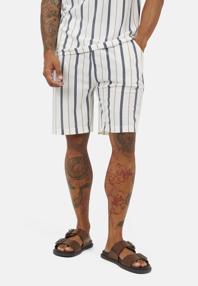 Brave Soul - Broek - Polyester - Mannen - Maat L - gebroken wit