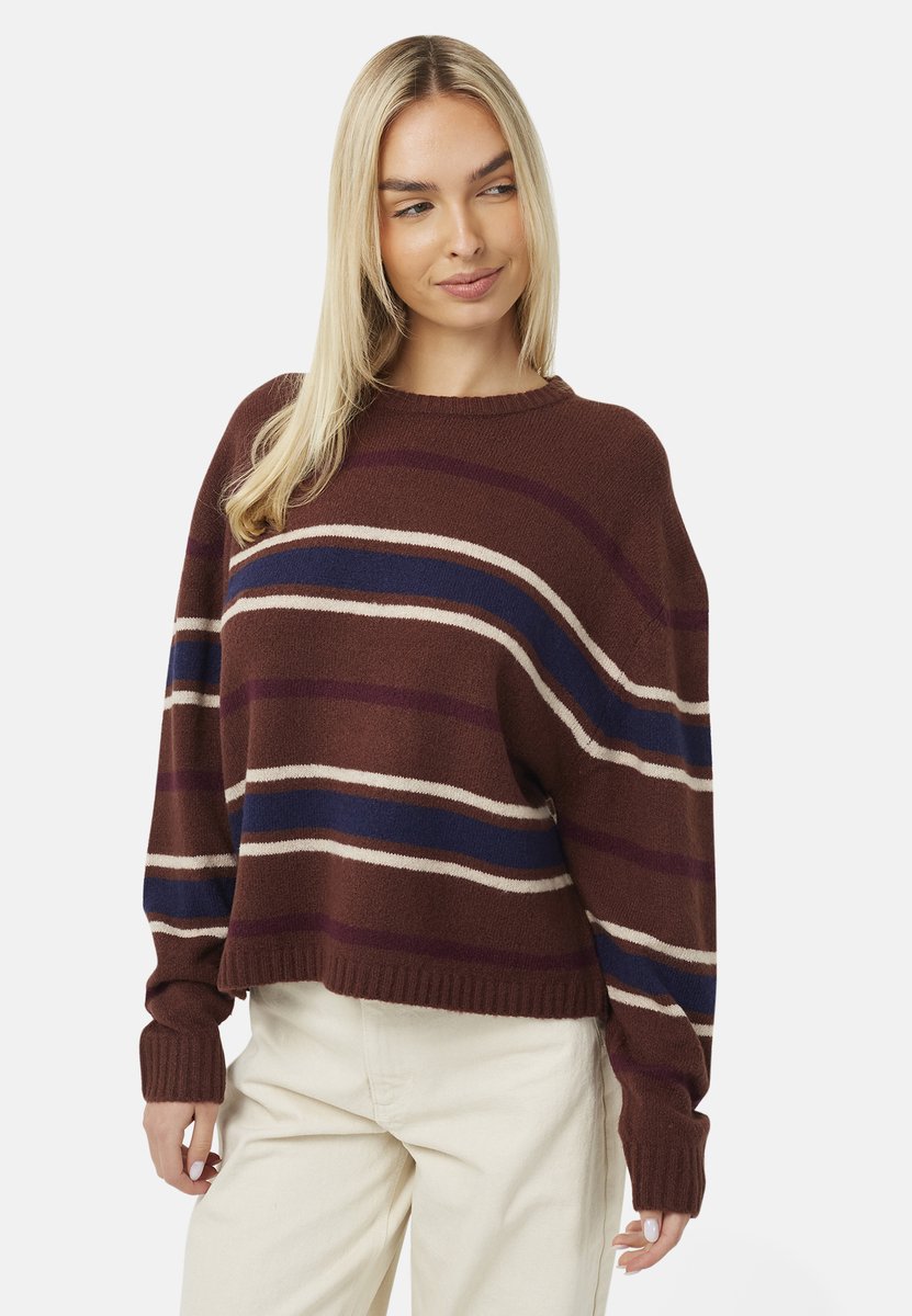 Brave Soul - Outdoortrui - Acryl - Vrouwen - Maat XL - bruin