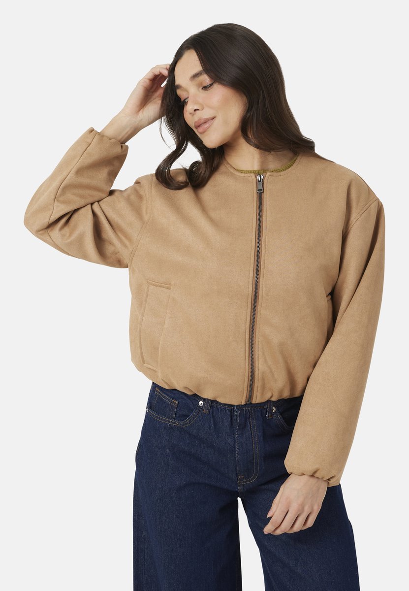 Brave Soul - Outdoorjas - Polyester - Vrouwen - Maat XL - tan