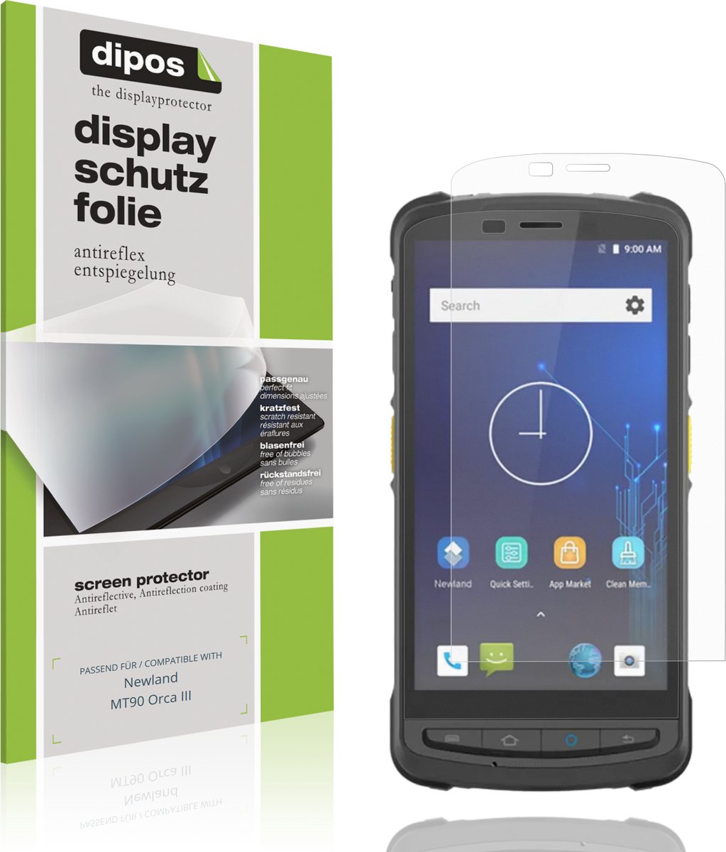 dipos – 4x Matte Beschermfolie geschikt voor Newland MT90 Orca III | Krasbestendige & antireflecterende Screenprotector Ultra-Thin