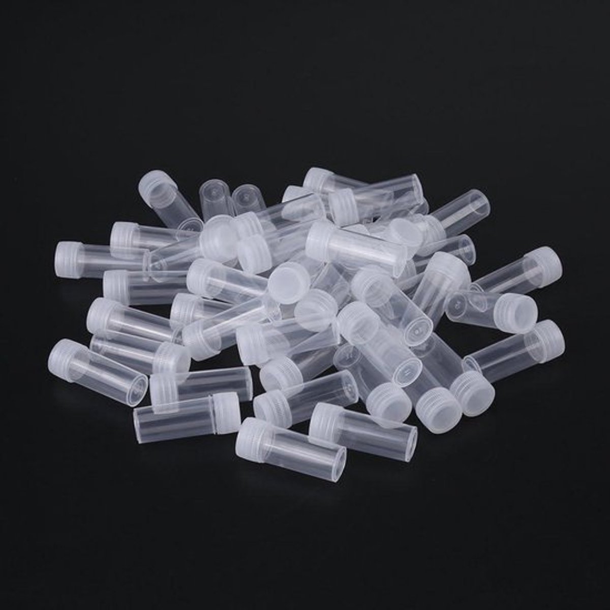 Allecto Plus - Lege Plastic Samples Flesjes - Draagbare Medicijn Opbergcontainer