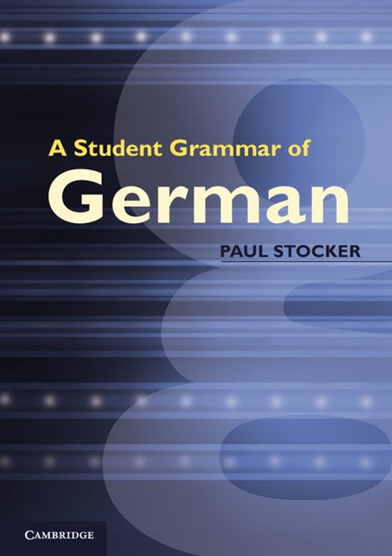 Student Grammar Of German - cover