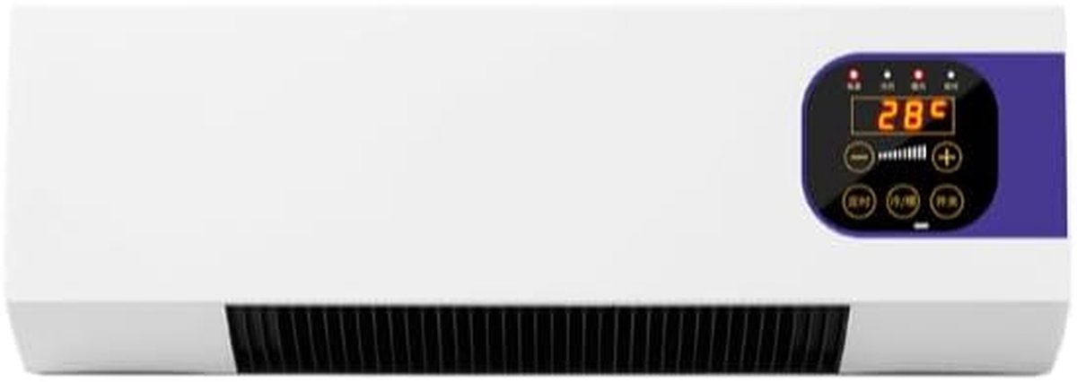 Wandkoeler Ventilator - Luchtverfrisser - Ruimte Verkoelen - Energiezuinig Stil - Compact Ontwerp - Wit