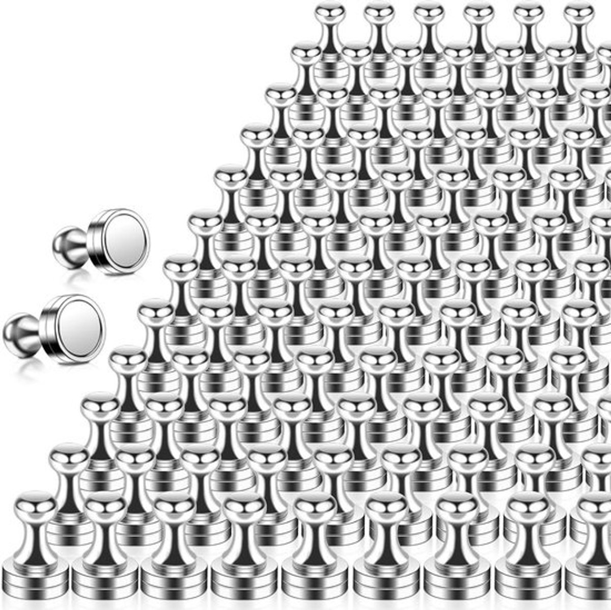 Inovra Plus - Neodymium magneten 100 stuks N52 - sterke mini-magneet voor koelkast