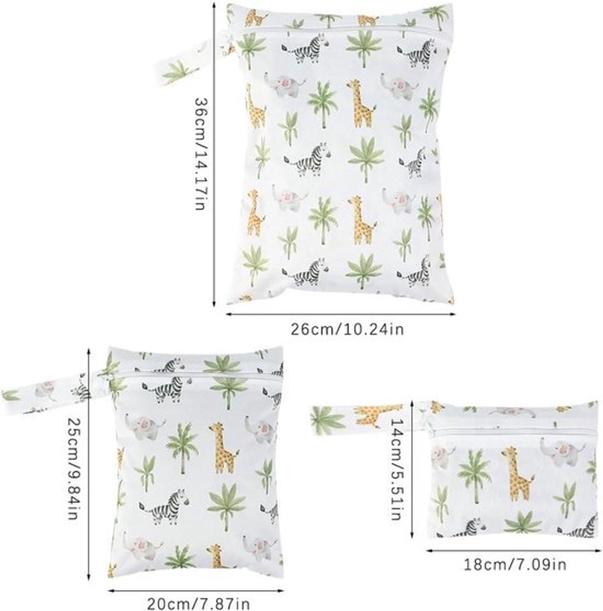 Herbruikbare wetbag Allecto Plus voor kleuterschool
