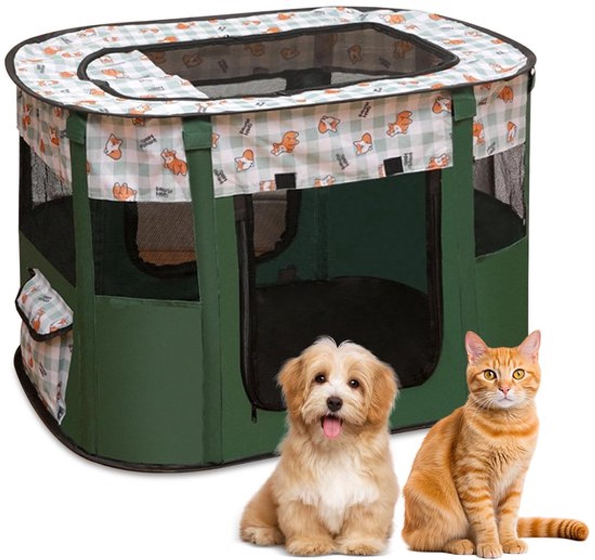 Dailygoody Draagbaar Huisdierenhok OmGoods Puppybox