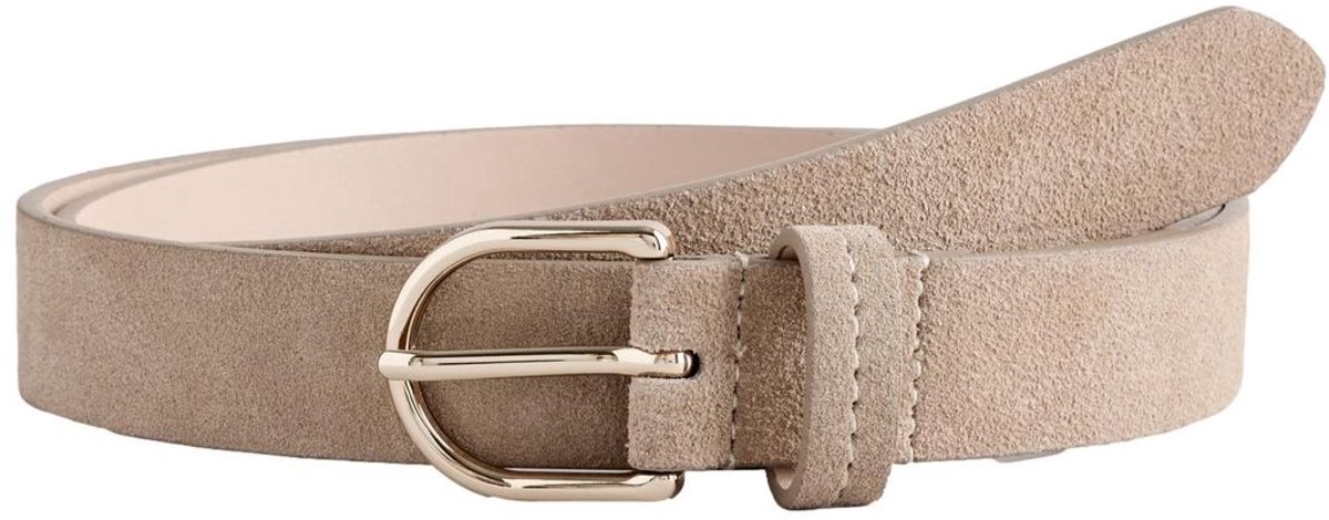 Next - Dames - Standaard suède riem - Crème