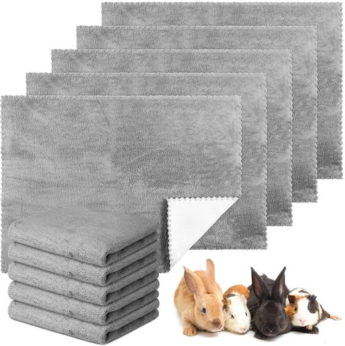 Dailygoody - Wasbare huisdierdekens - Waterdicht en absorberend - Grijs