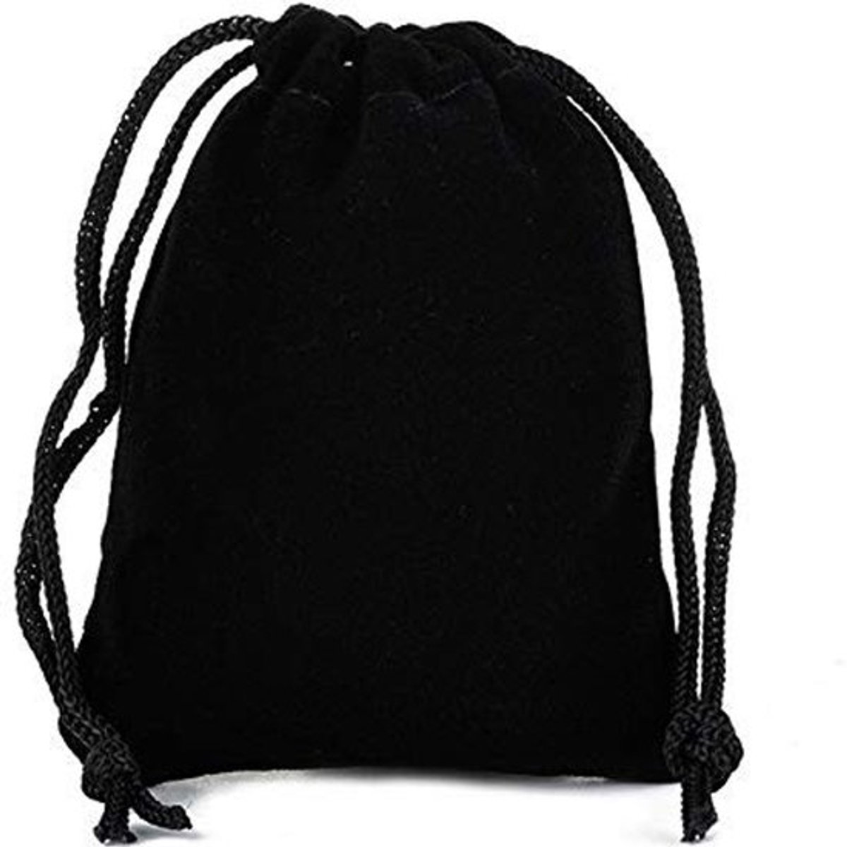 IMstore - Velvet Pouches - Juwelen Pouches - Ideaal voor Cadeaus - Zwart