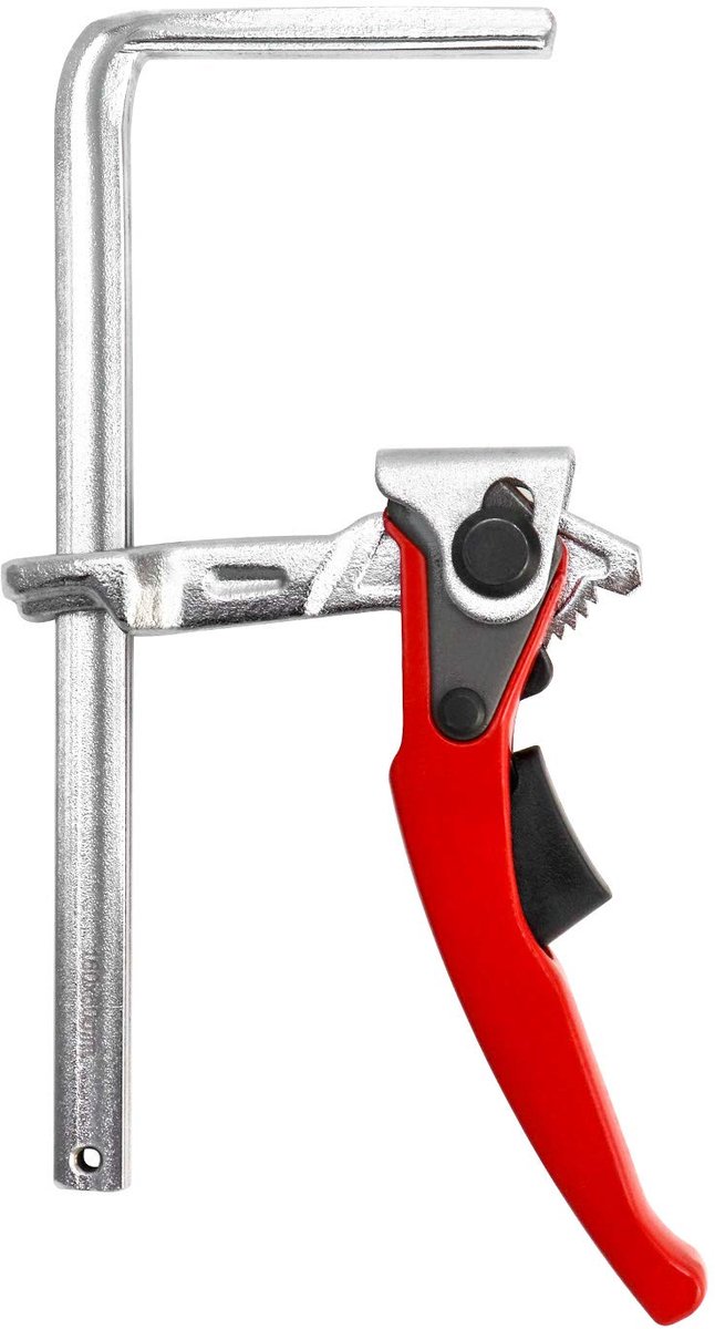 Dailygoods - Klem Kliklamp met Snelle Bevestiging - 160 mm Capaciteit