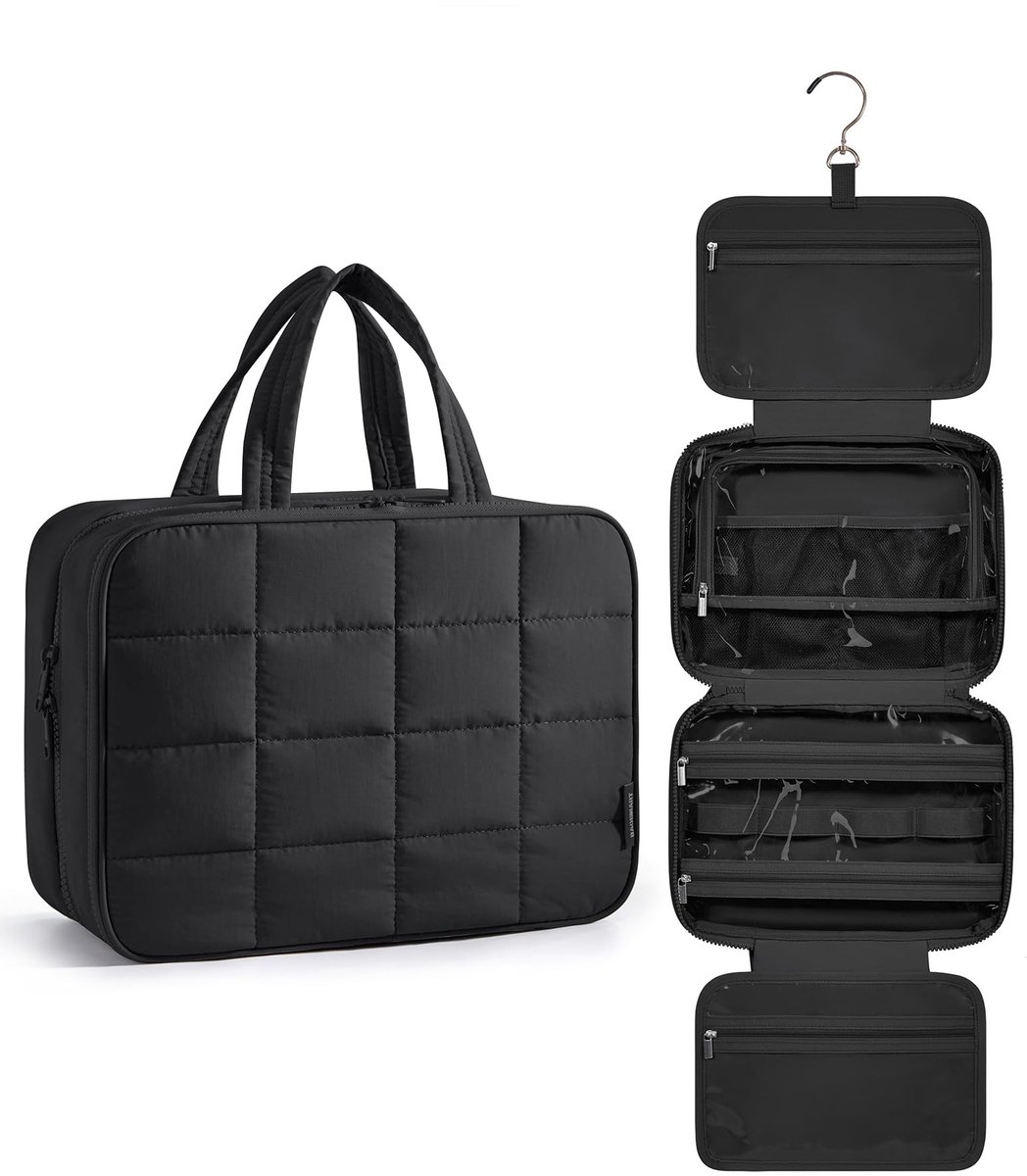 Dailygoods - Hangende Toilettas voor Vrouwen - Grote Make-up Organizer, Zwart