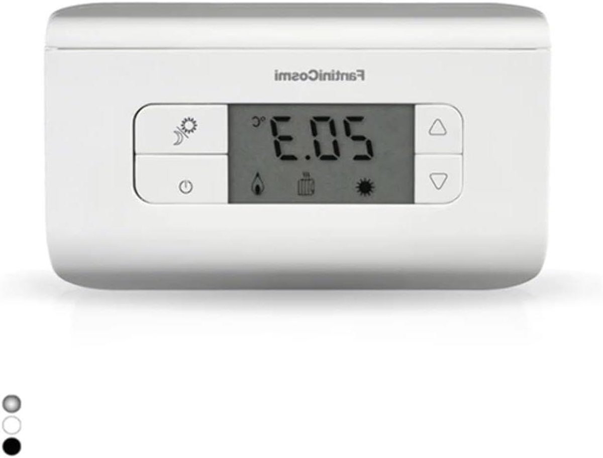 Kamerthermostaat - Regelaar - Energie Besparen - Programmeerbaar - 135mm - Antraciet