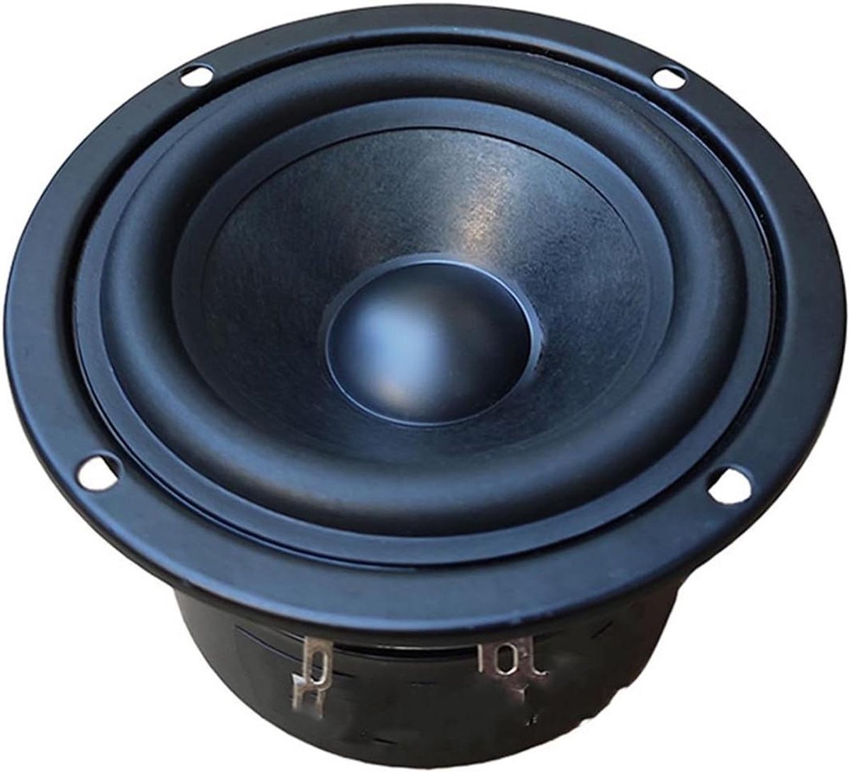 Ronde Bass Speakers - Subwoofers Geluid - Muziek Luisteren - Dubbele Magneet Technologie - 3 Inch - Zwart
