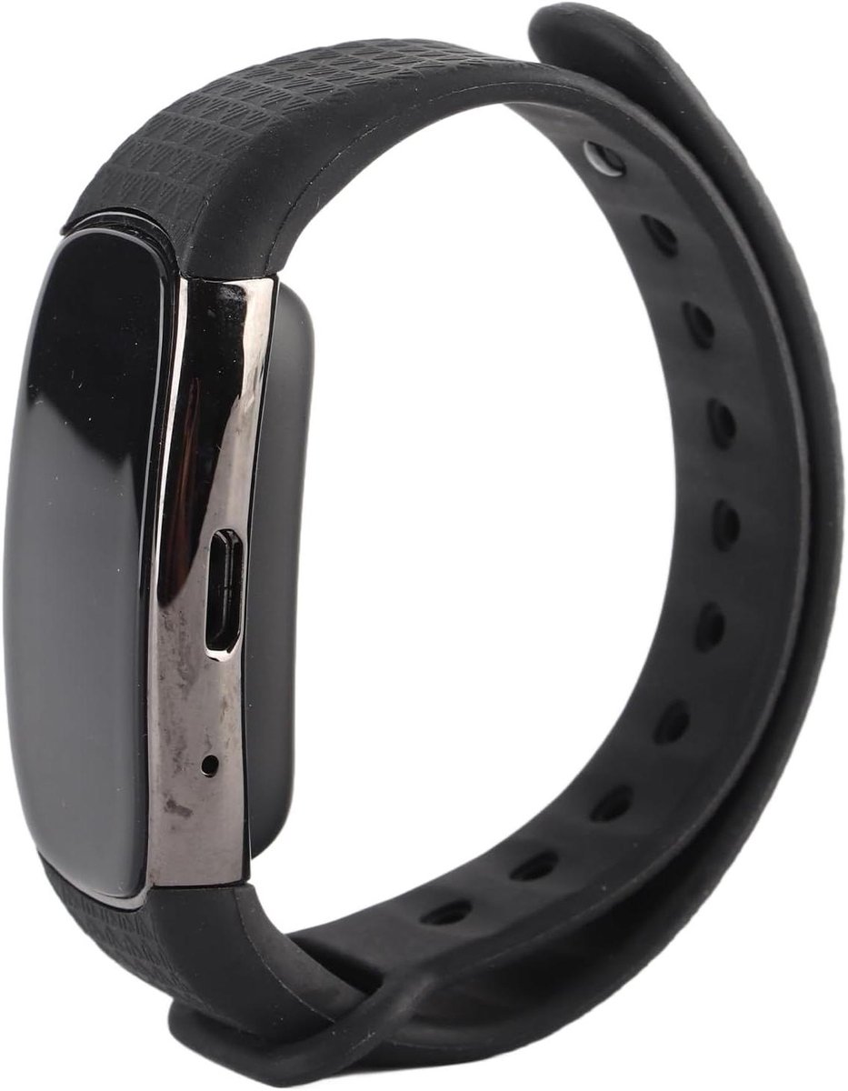 Dicteerapparaat polsband - Spraakrecorder pols - Notities maken - Spraakgestuurde opname - 16 GB - Zwart