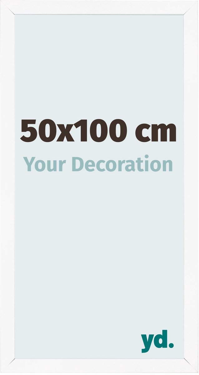 Your Decoration - Fotolijst 50x100 cm - MDF - Wit Mat - Bologna