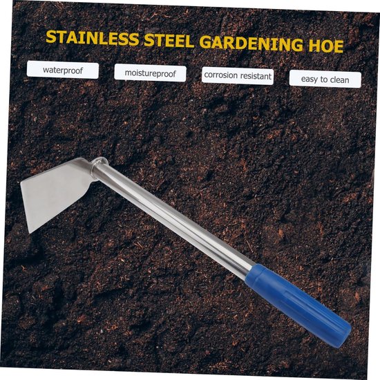 Roestvrijstalen Tuin Hout - Onkruidsteker Wieden - Tuinonderhoud - Verstevigd Materiaal - 35 cm - Zilver — afbeelding 2