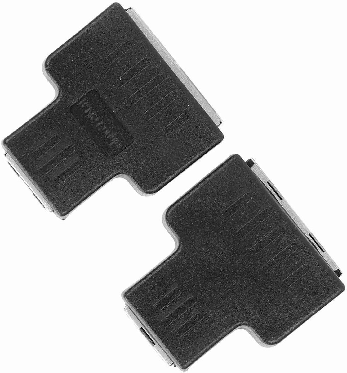 Ethernet Splitter - LAN Connector - Netwerk Uitbreiden - Plug and Play - 3.99 x 3.99 x 1.98 cm - Zwart