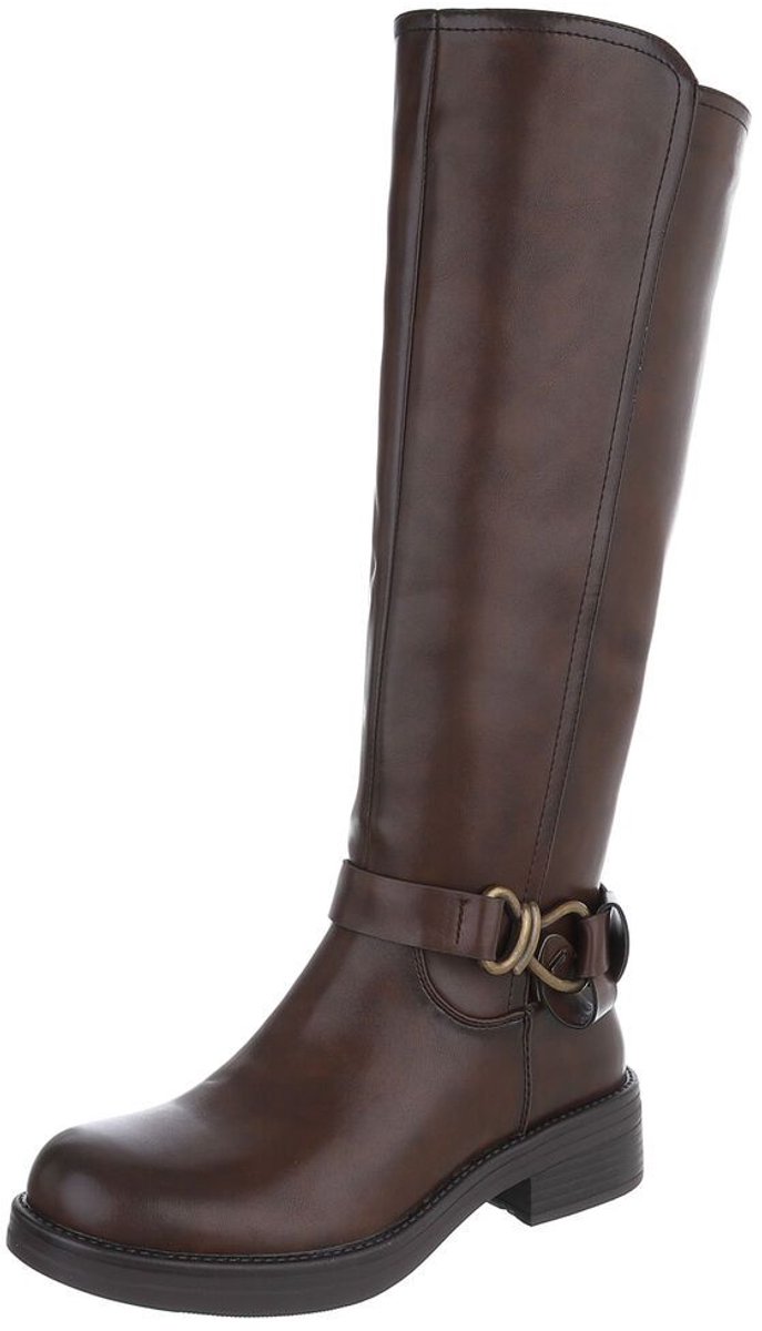 Hoge laars - decoratief detail - dames Mt:36