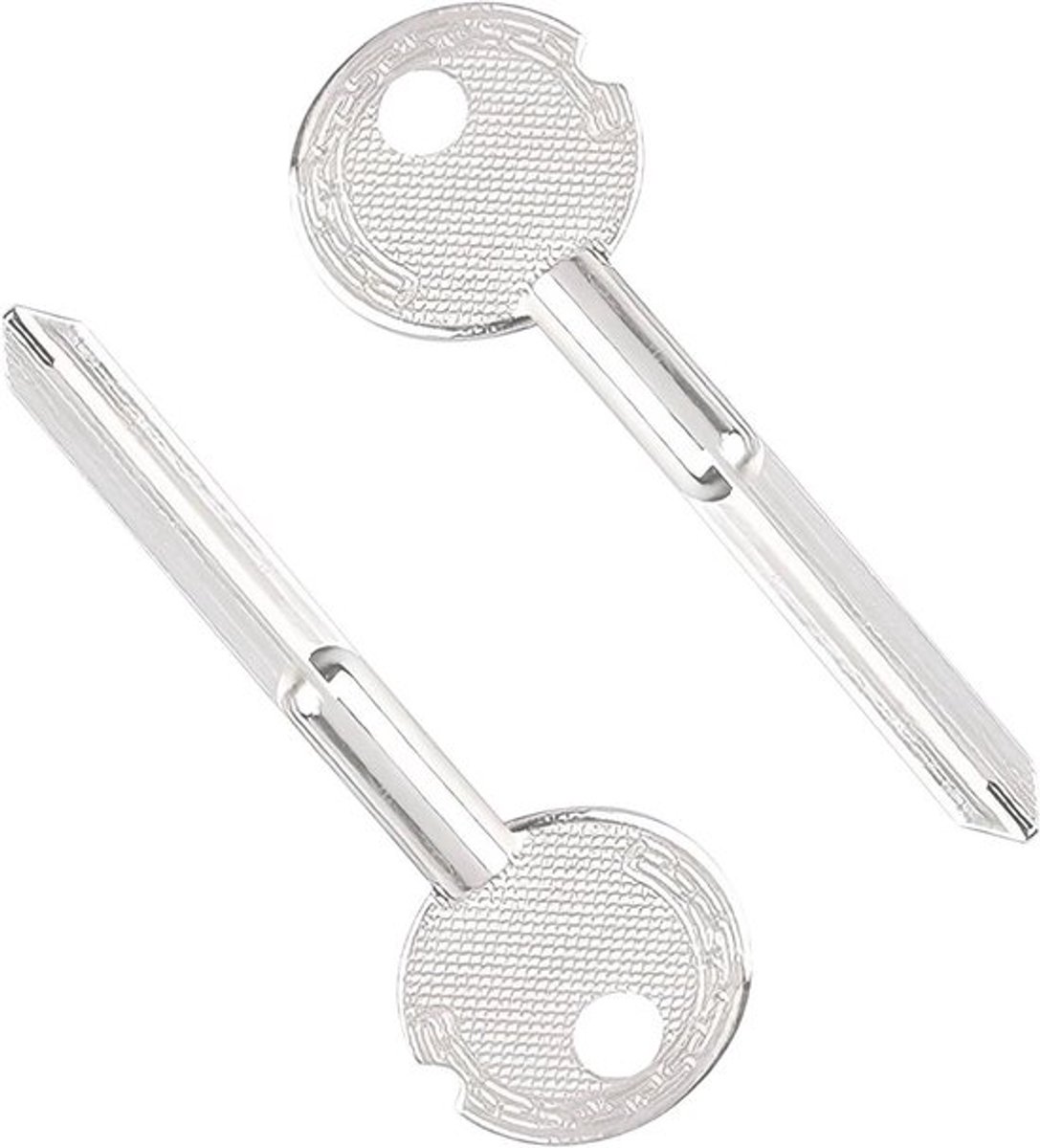 Universele Deurbeveiliging Rack Bolt Sleutel 2 Stuks - Sleutellengte 81mm - Deuren en Ramen Sloten