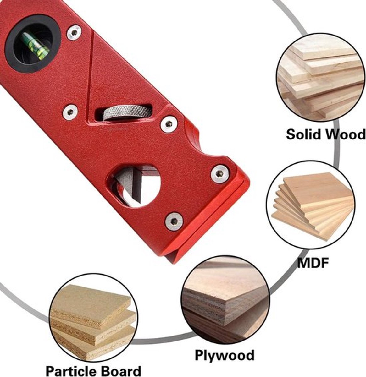 Houtbewerking Afschuiningsschaaf - Rand Afvlakte Gereedschap - Hand Schaafmachine - Geschikt voor Hout Houtwerk - Houtbewerking - Snel Rand Trimmen en Afschuiningen