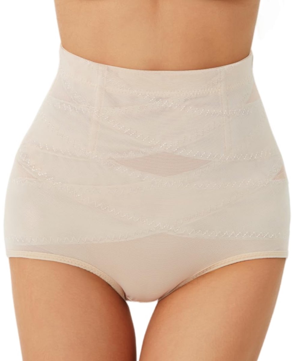 Dailygoods - Onderbroek voor dames, hoge taille, buikcontrole, naadloos