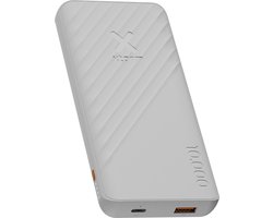 Xtorm Go2 Powerbank 10000 mAh – USB-C & USB-A Powerbank – 20W Snelladen – Powerbank voor Telefoon - Ice White