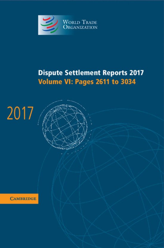 Dispute Settlement Reports 2017: Volume 6, Pages 2611 to 303 ... - cover