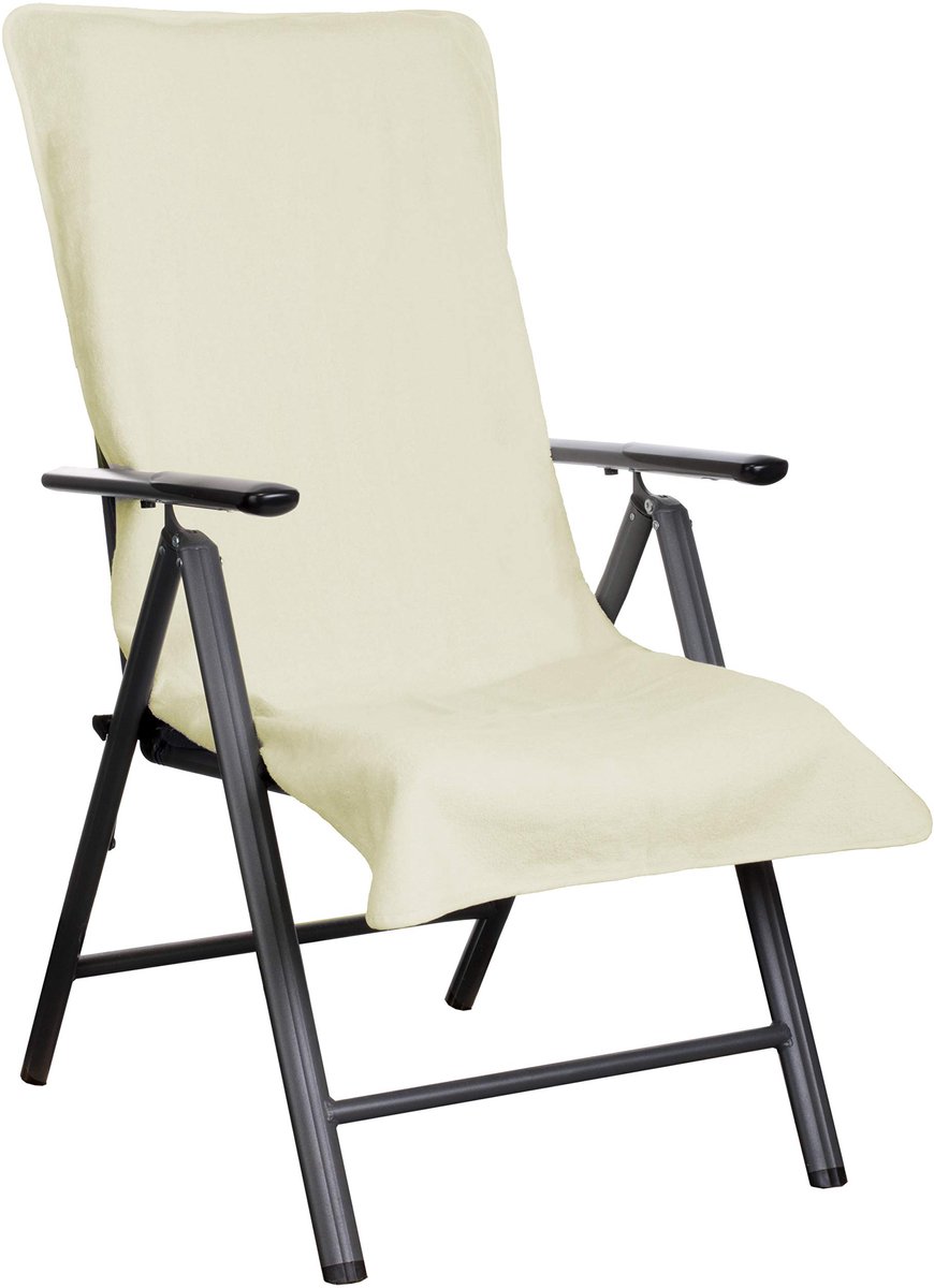Dailygoods - Terry Doek Hoes voor Tuinstoelen met Capuchon - 100% Katoen, Wasbaar